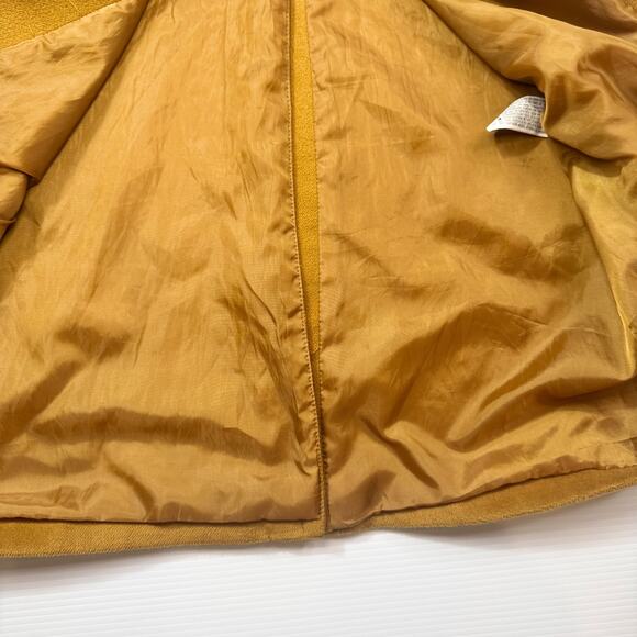 Camel Longline Over Coat Women’s Medium Minimalist Quiet Luxury 90s Old Money - Picture 9 of 16